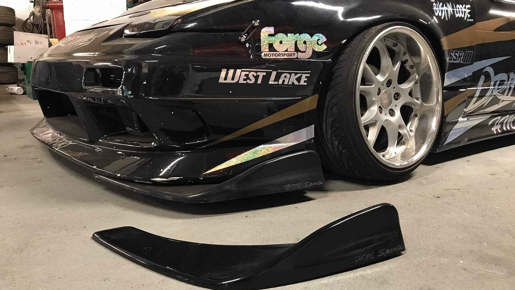 Universal Front Bumper Long Canards (Pair)