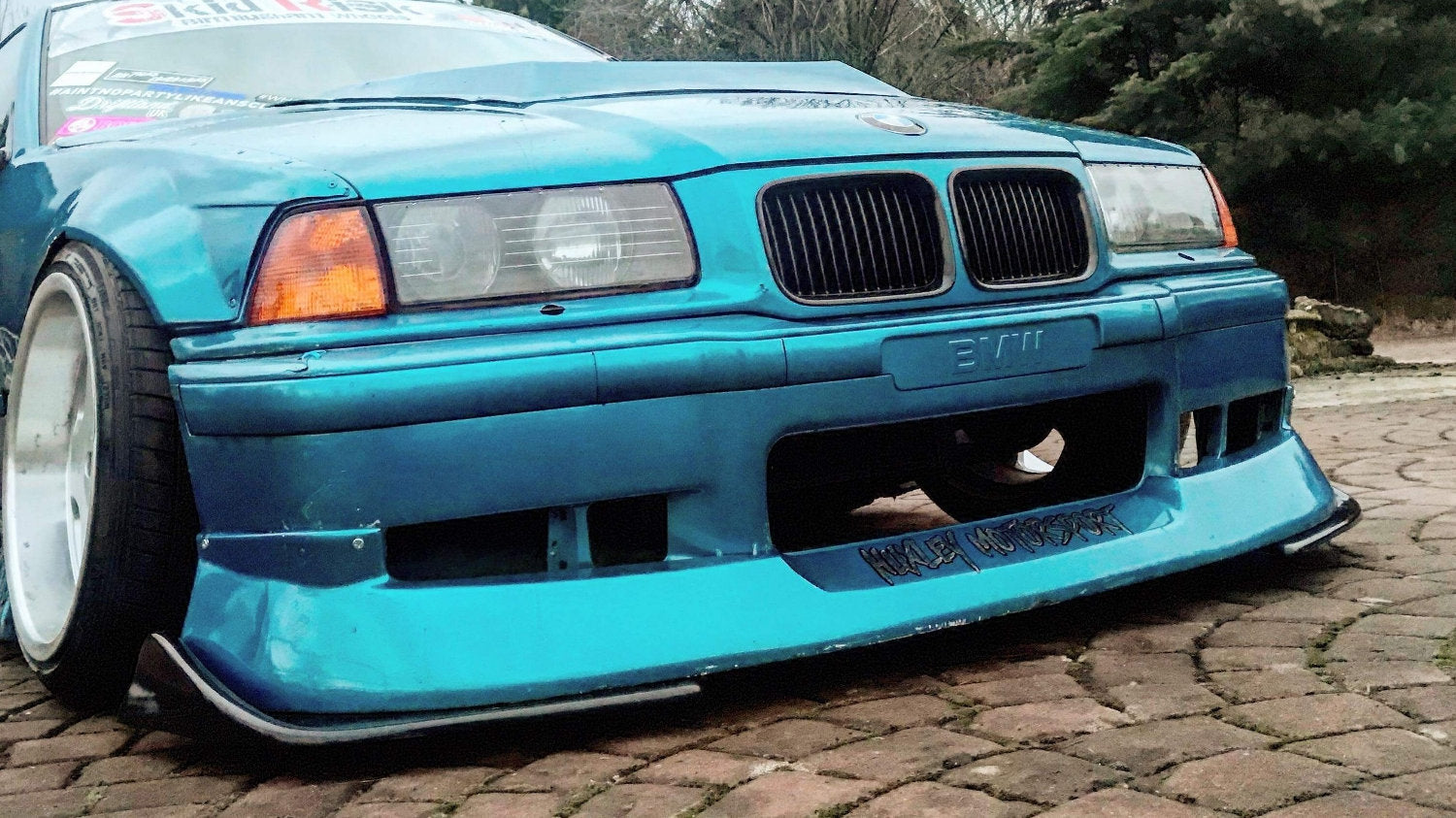 Universal Front Bumper Short Canards (Pair)