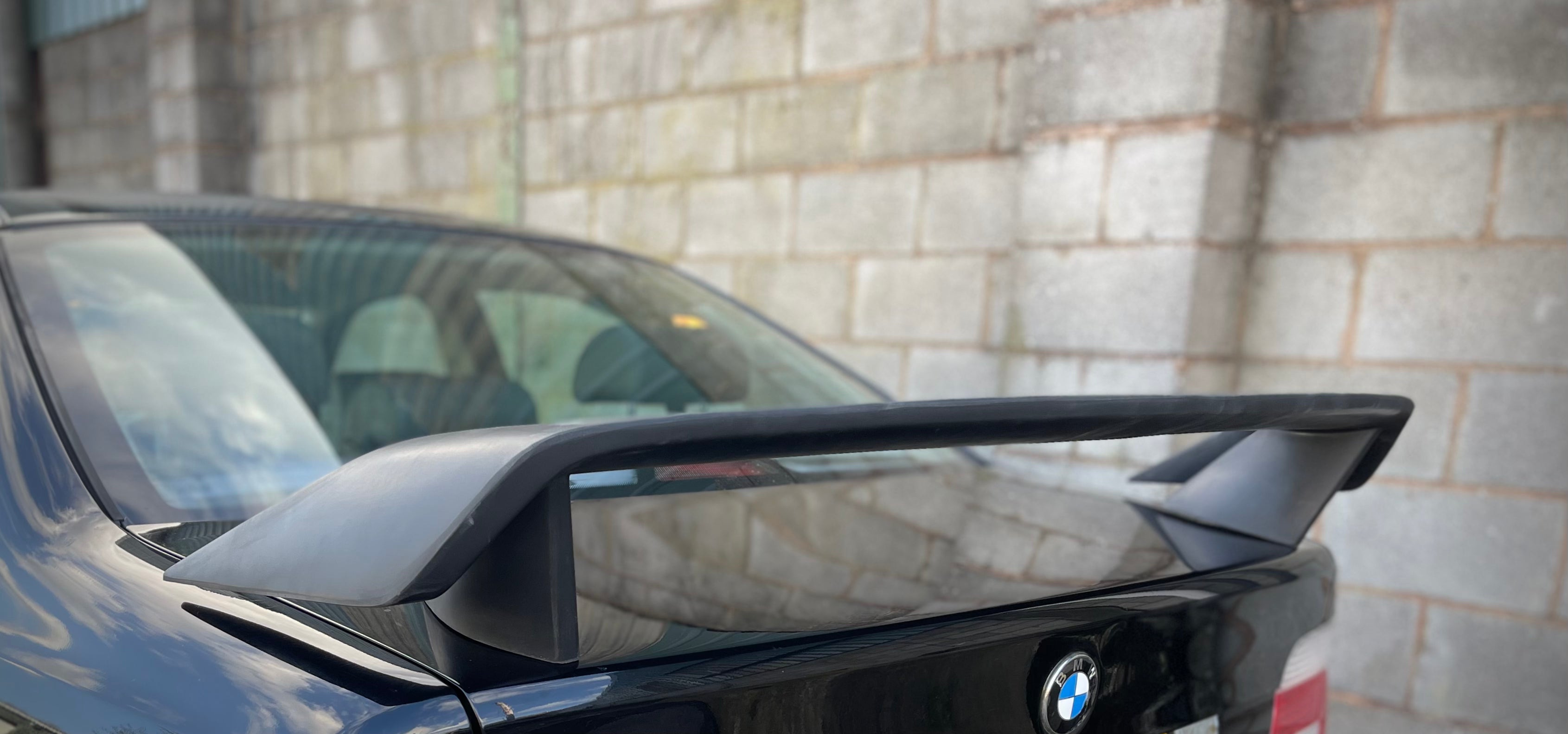BMW E46 Coupe Roof Spoiler – HM Sports Aero